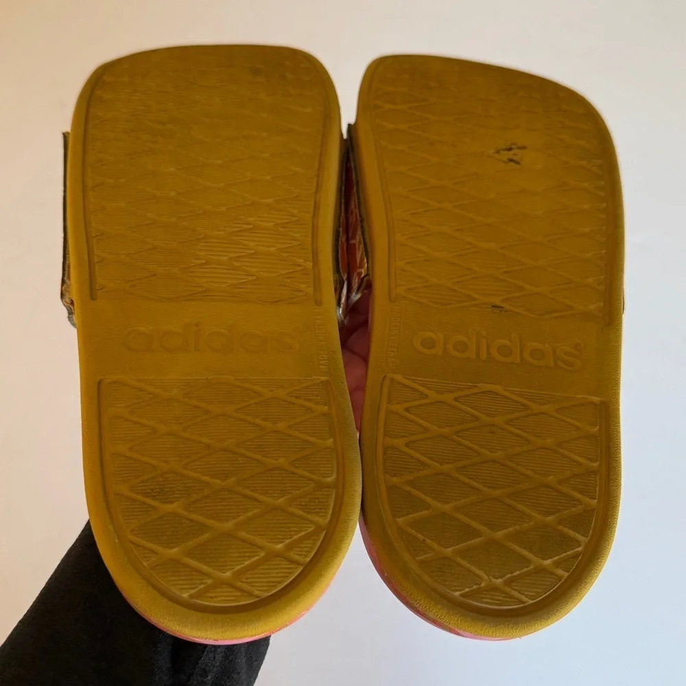 Adidas x Farm Rio slides sandals women’s 8 EUC - Picture 4 of 6